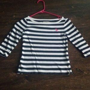 Abercrombie kids stripped boat neck top
